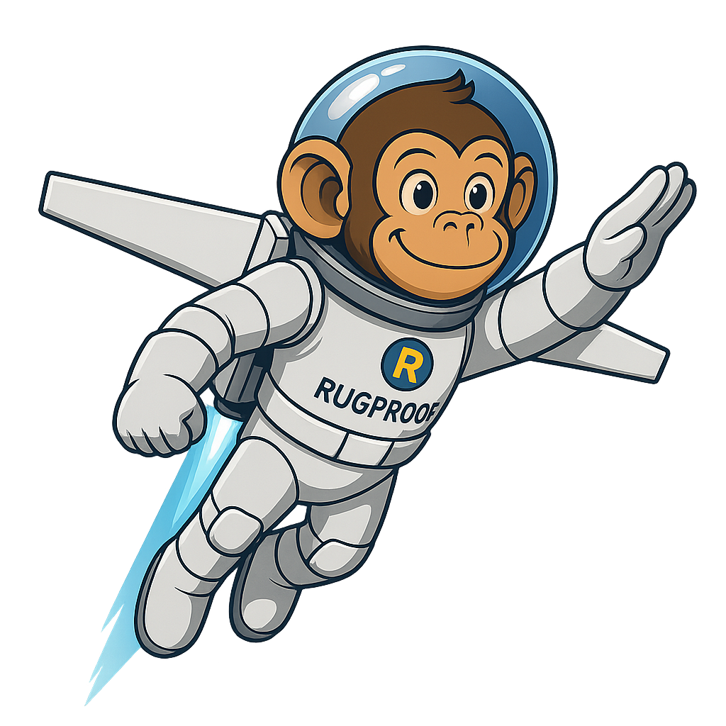 Ruggie in Space Suit