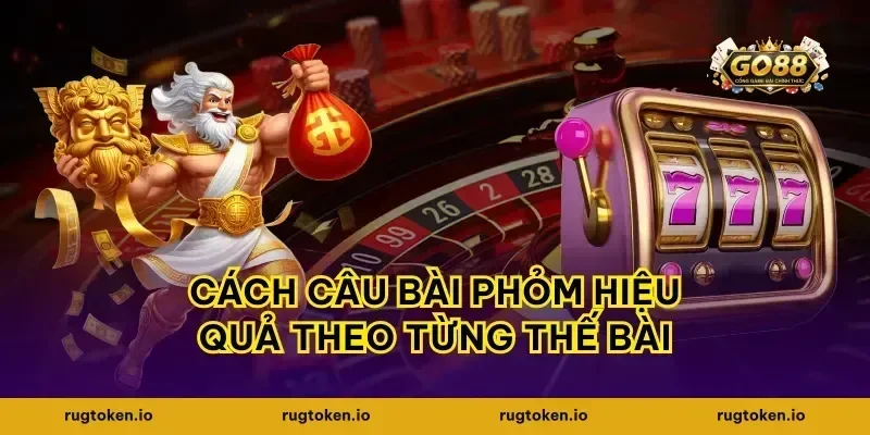 Cách câu bài phỏm hiệu quả theo từng thế bài