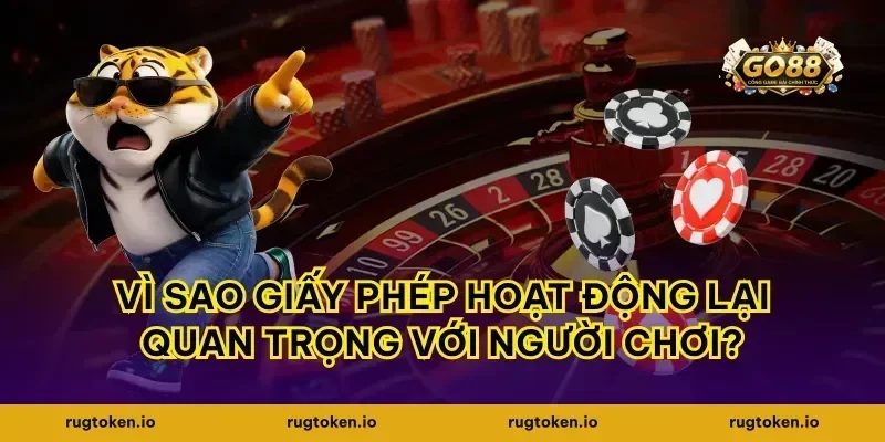 Vì sao giấy phép hoạt động lại quan trọng với người chơi?