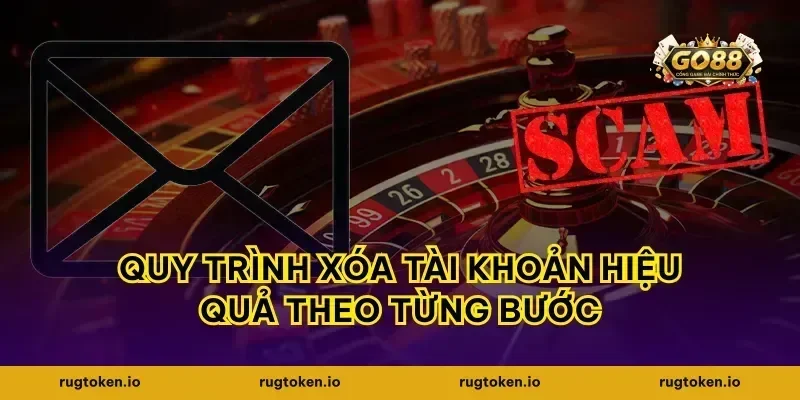 Quy trình xóa tài khoản hiệu quả theo từng bước